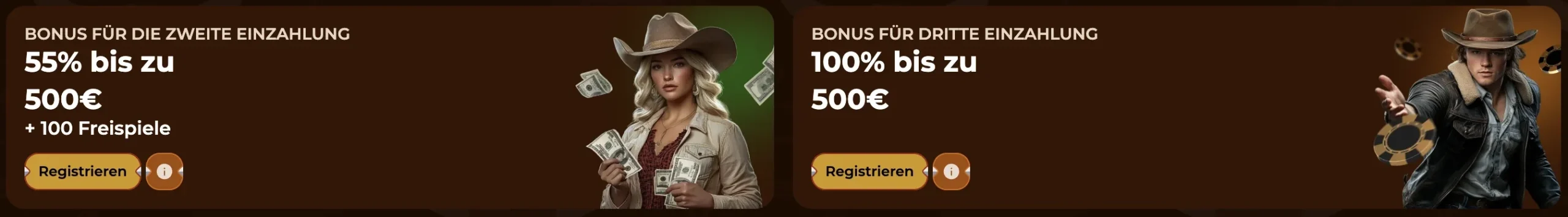 Bonusse und Promotionen